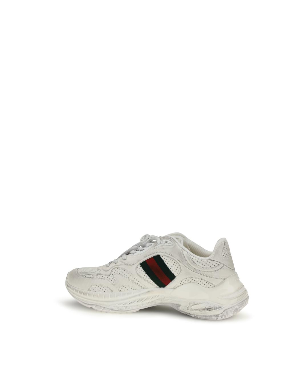 GUCCI Мульти кожаные низкие кроссовки / кеды, фото 3