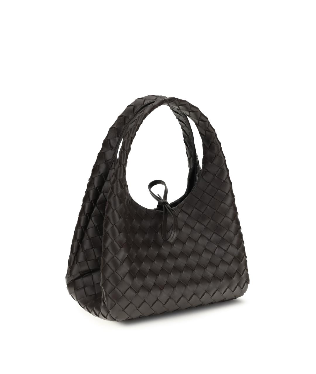 BOTTEGA VENETA Коричневая кожаная сумка тоут, фото 2