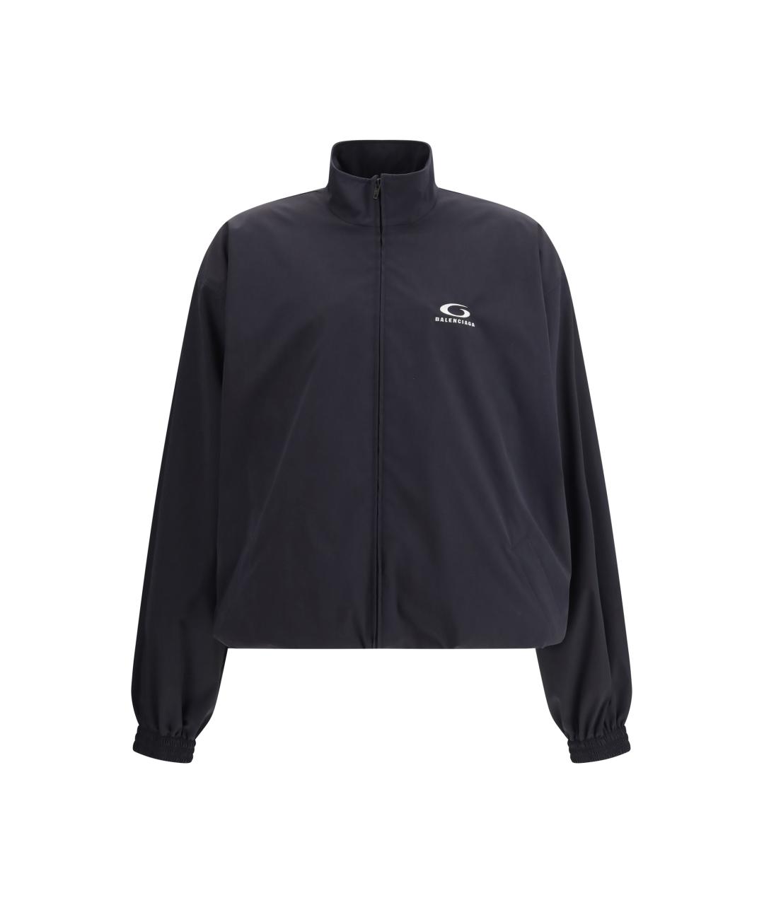 BALENCIAGA Черная полиэстеровая куртка, фото 1