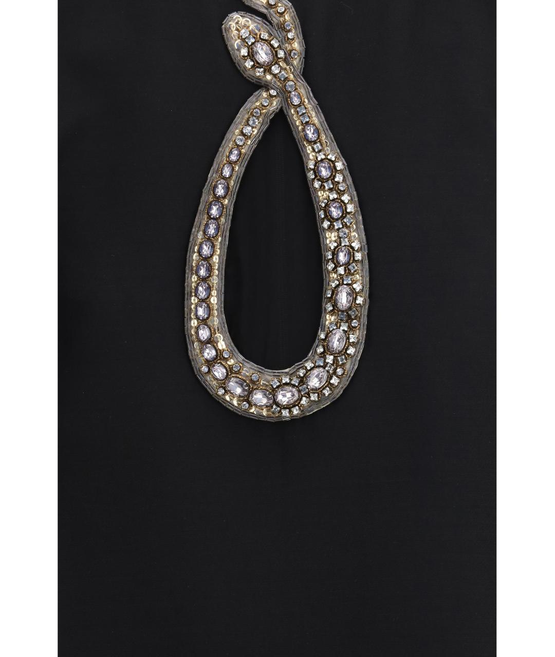 VALENTINO Черное шерстяное коктейльное платье, фото 3