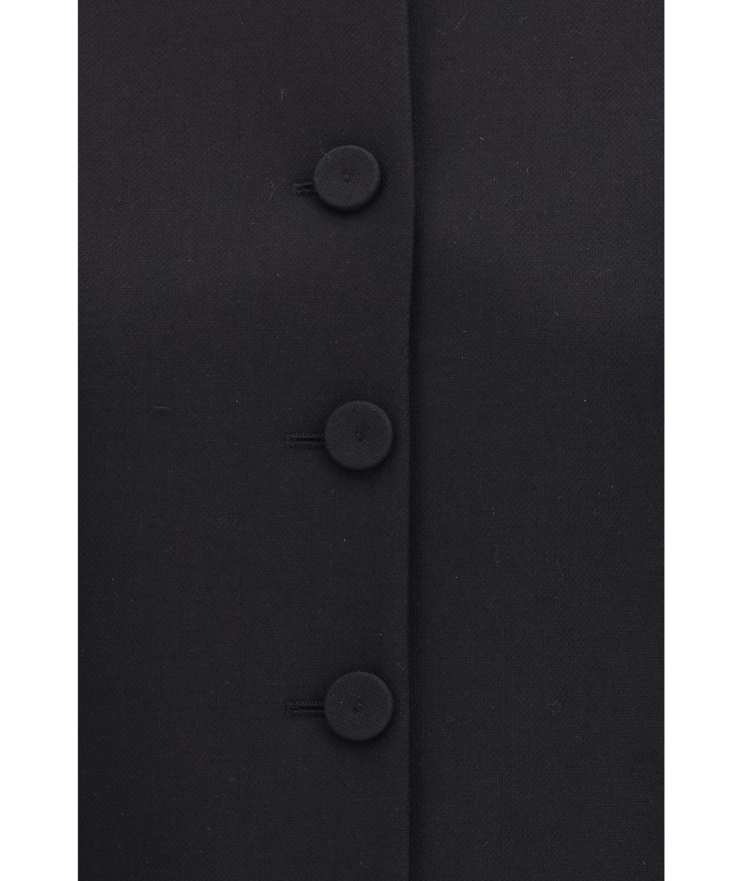 CHLOE Черный шерстяной жакет/пиджак, фото 3