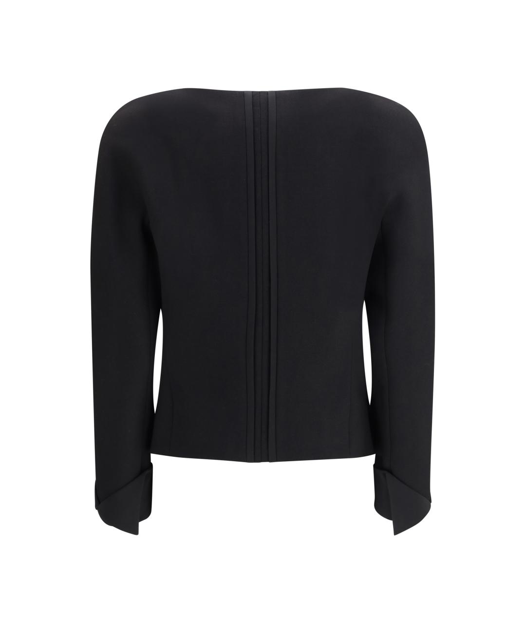 CHLOE Черный шерстяной жакет/пиджак, фото 2