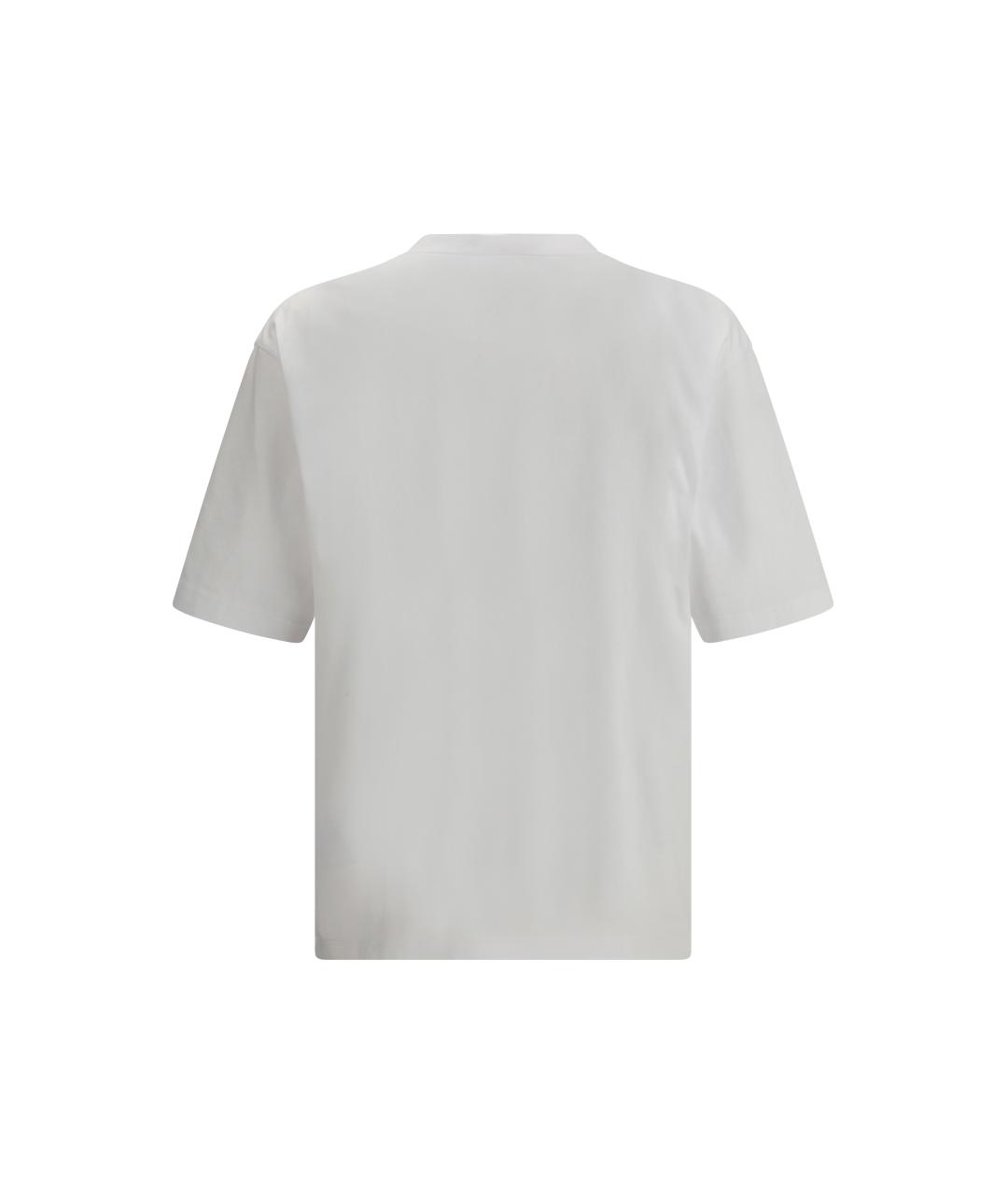 DSQUARED2 Белая хлопковая футболка, фото 2