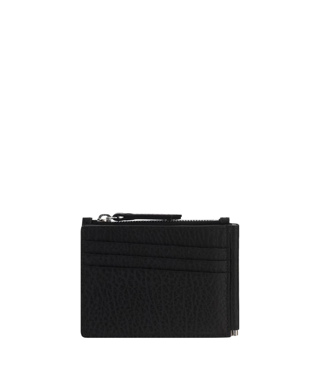 MAISON MARGIELA Черный кожаный кардхолдер, фото 1