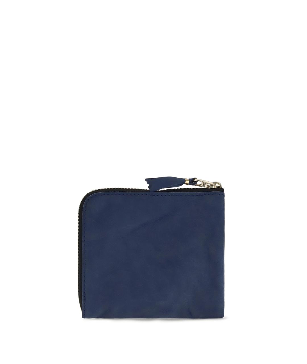 COMME DES GARÇONS WALLET Темно-синий кожаный кошелек, фото 2