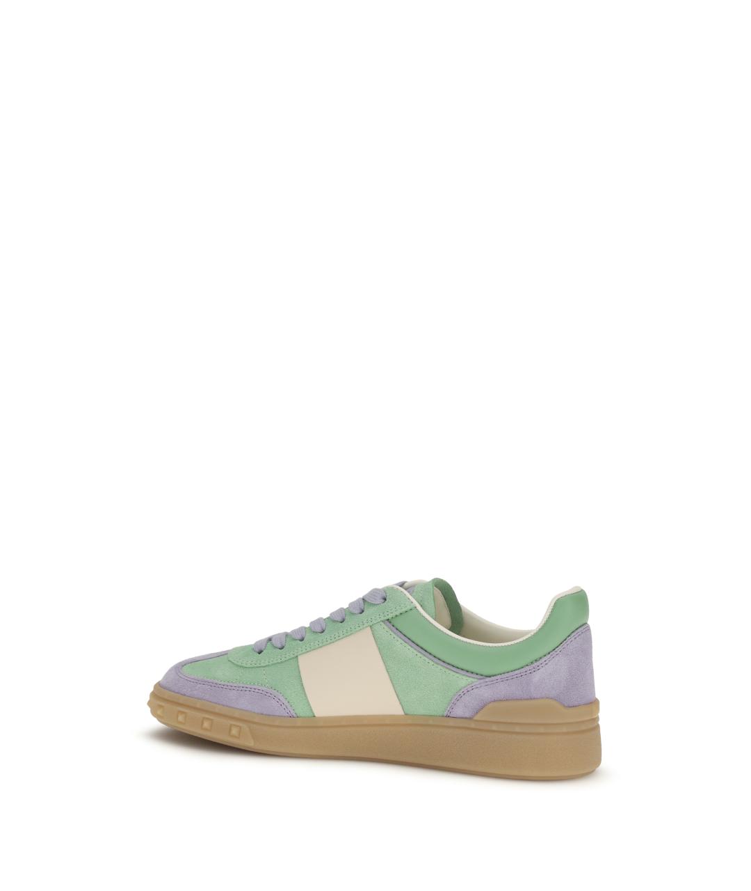 VALENTINO Мульти замшевые кеды, фото 3