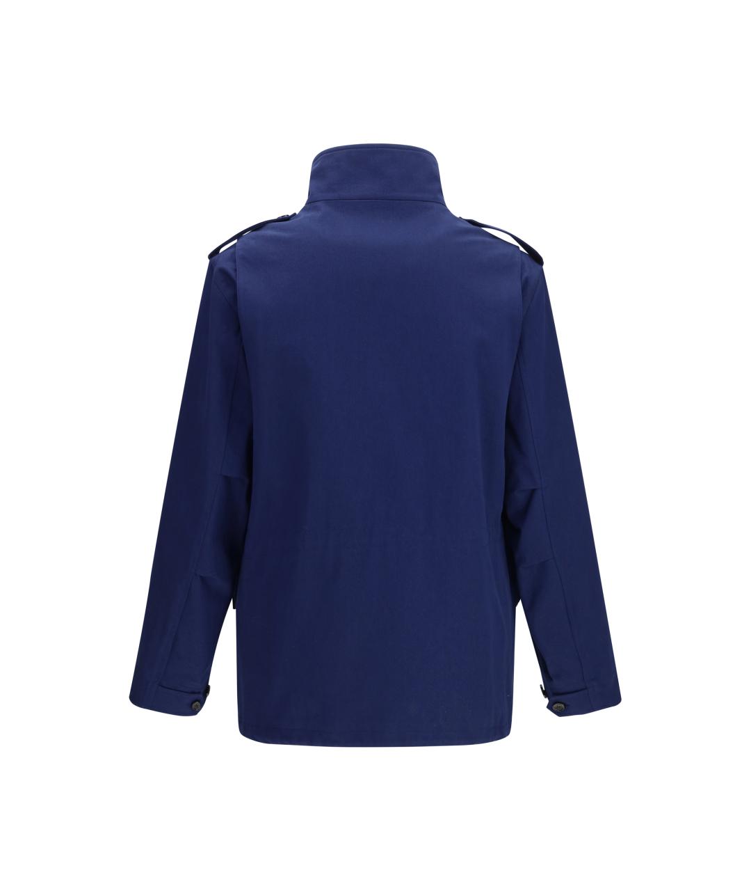 VALENTINO Синяя хлопковая куртка, фото 2