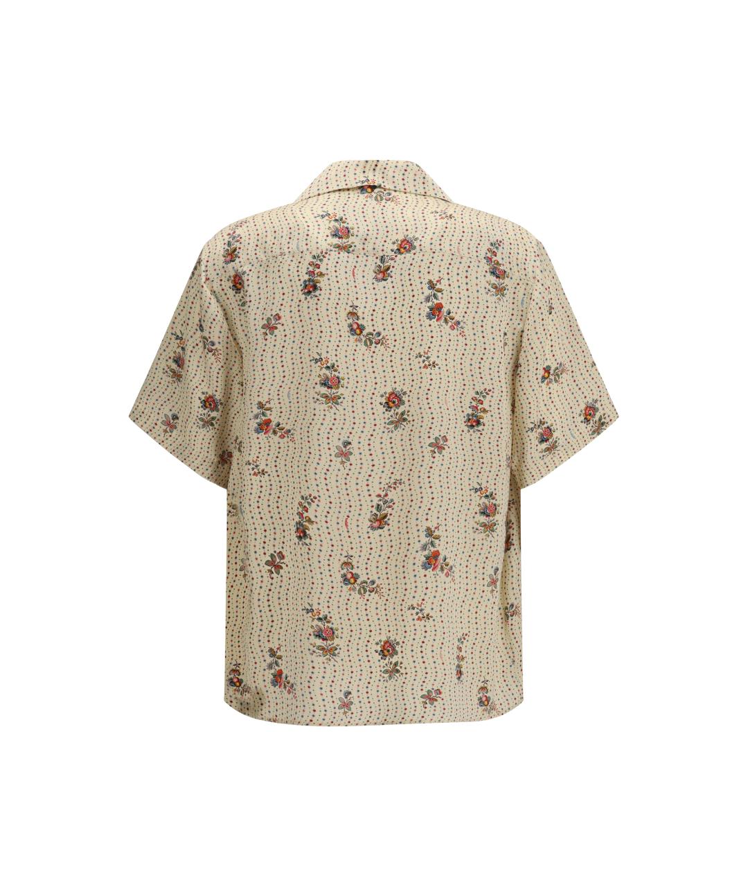 VALENTINO Мульти шелковая кэжуал рубашка, фото 2