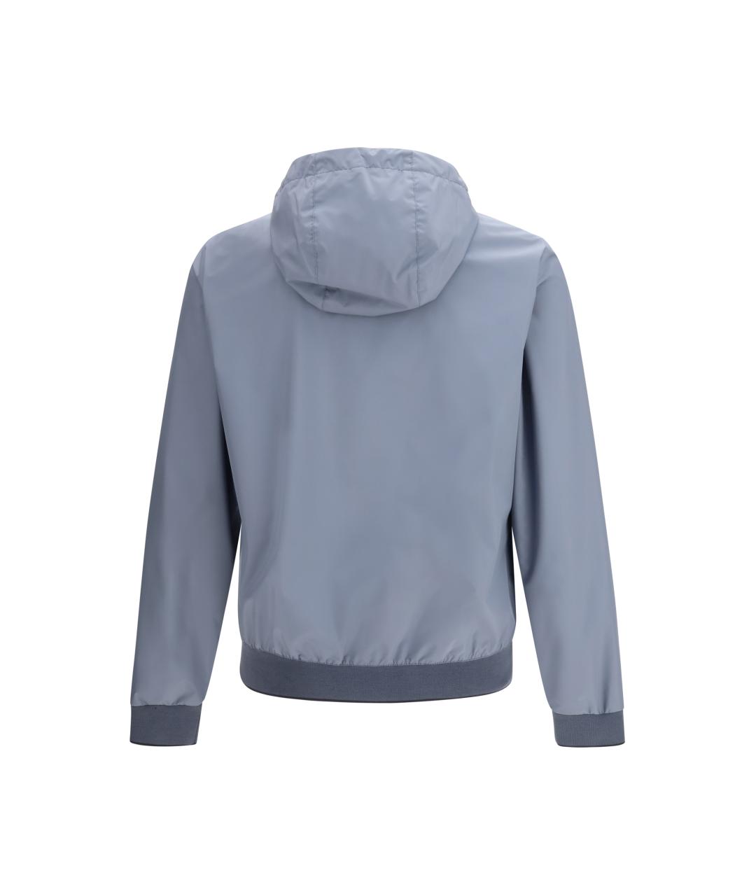 MOORER Голубая полиамидовая куртка, фото 2