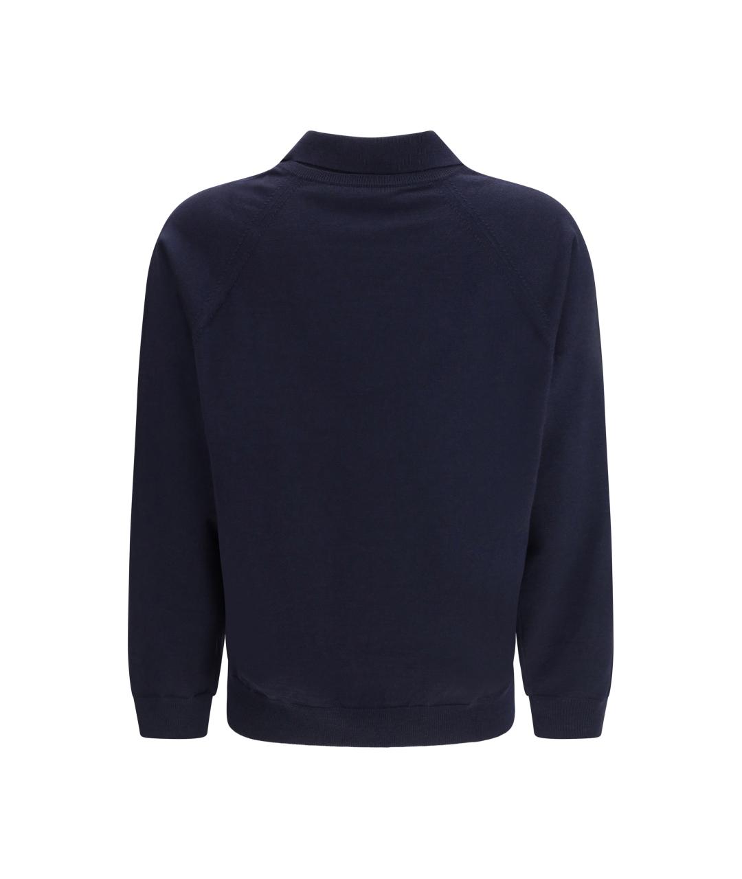 MIU MIU Темно-синий шерстяной джемпер / свитер, фото 2