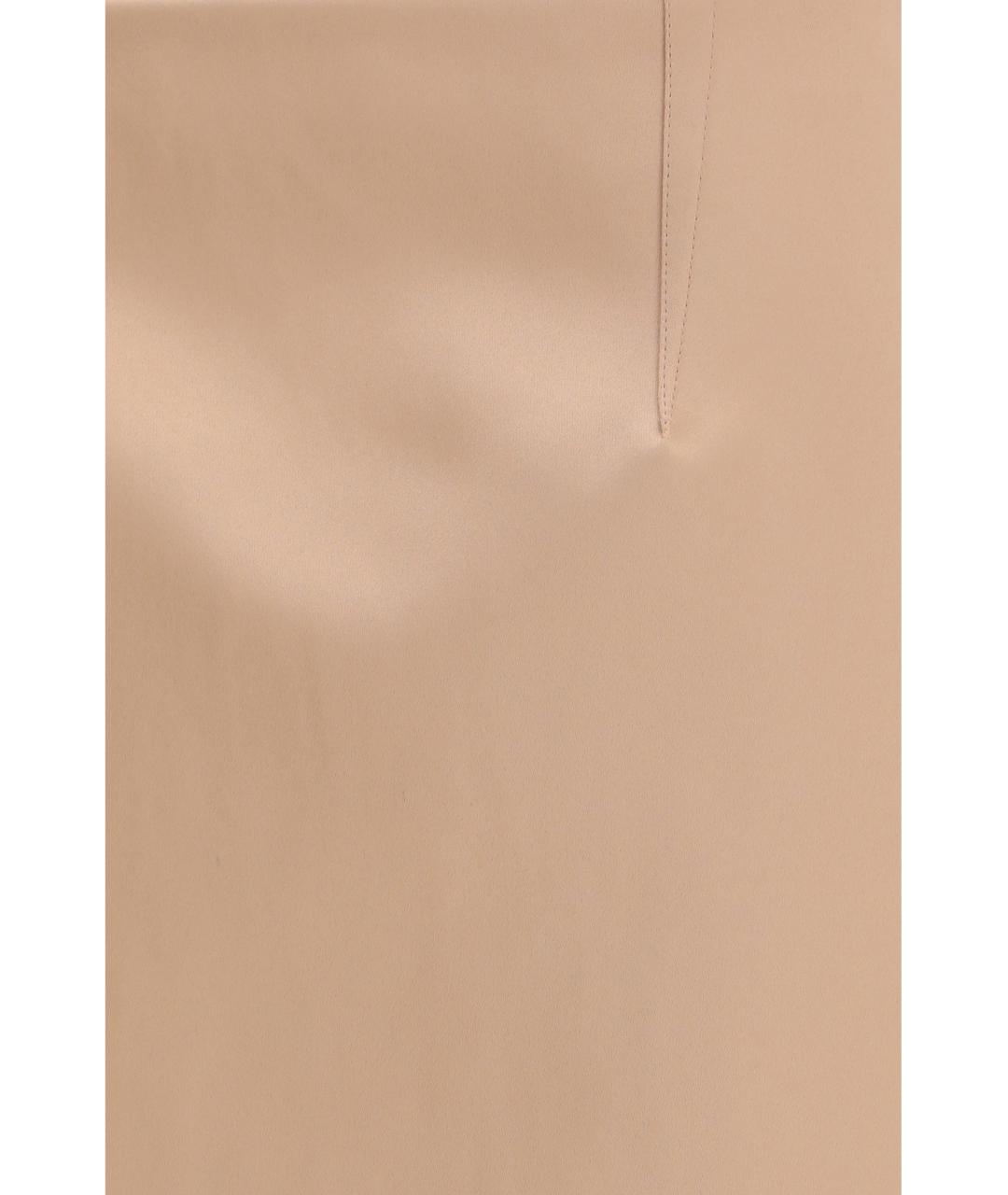 CHLOE Бежевая полиэстеровая юбка мини, фото 3