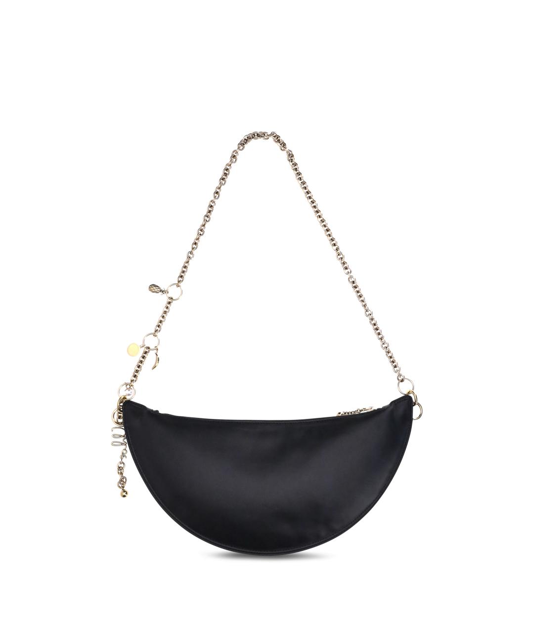 CHLOE Черная кожаная сумка через плечо, фото 2