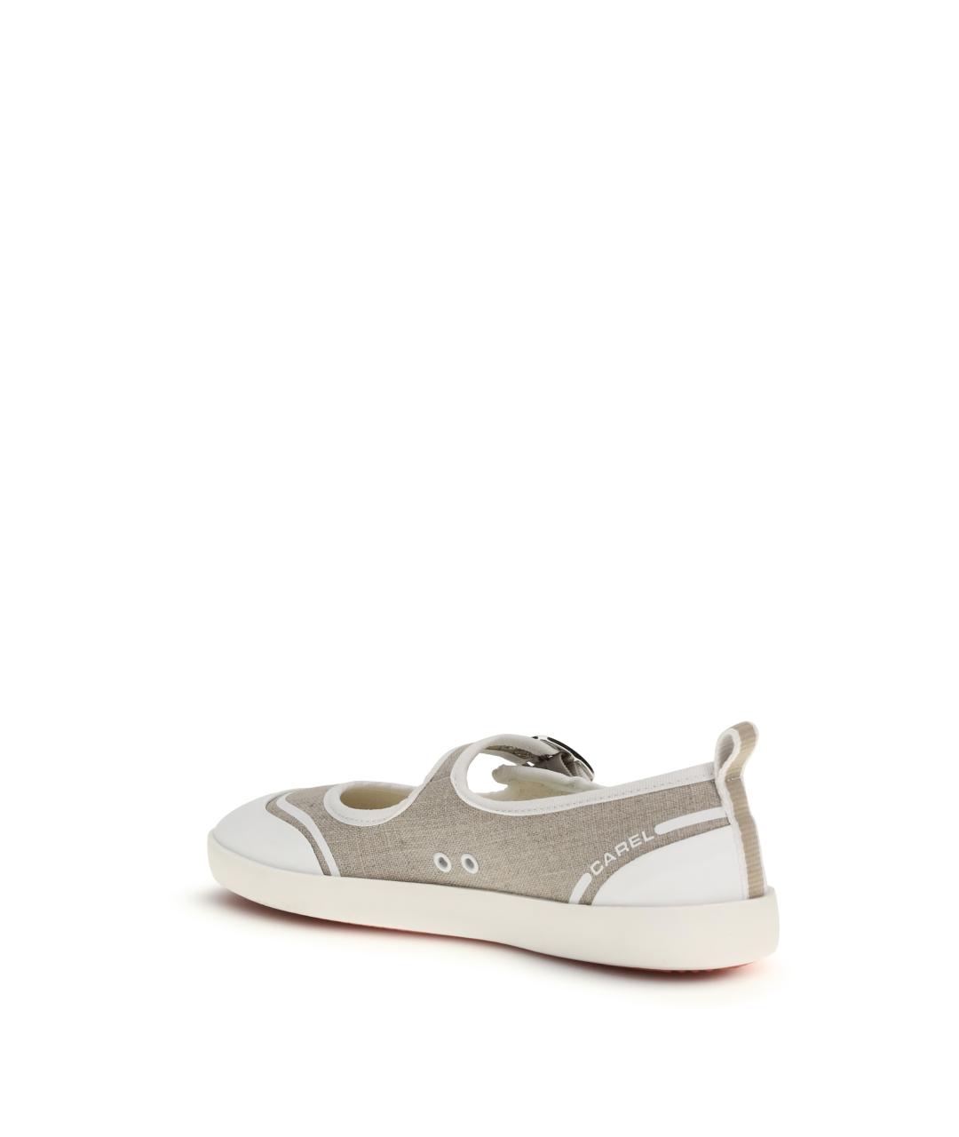 CAREL Бежевые текстильные балетки, фото 3