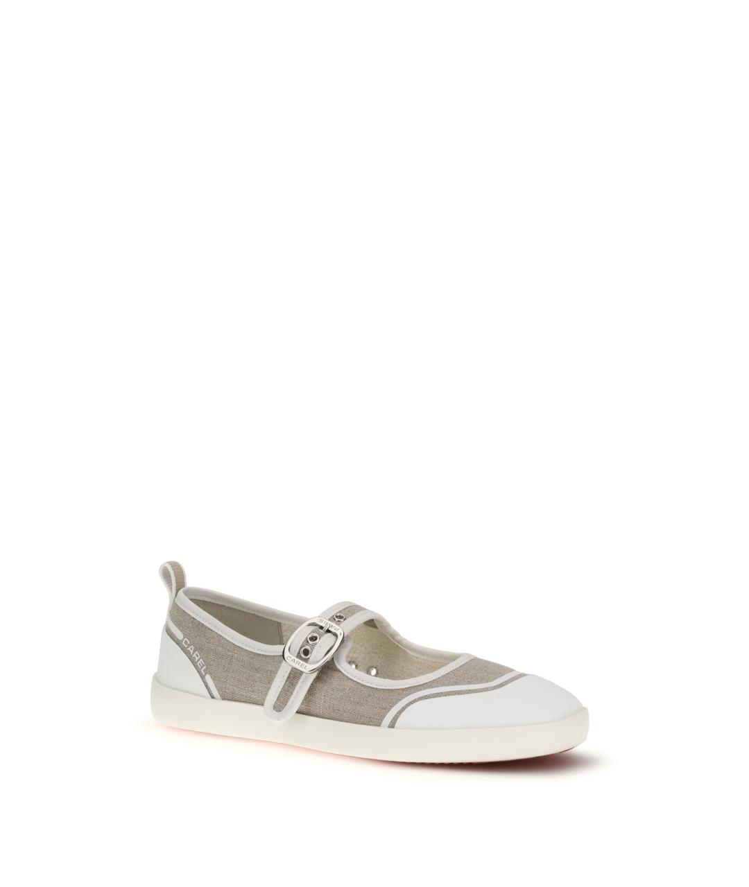 CAREL Бежевые текстильные балетки, фото 2