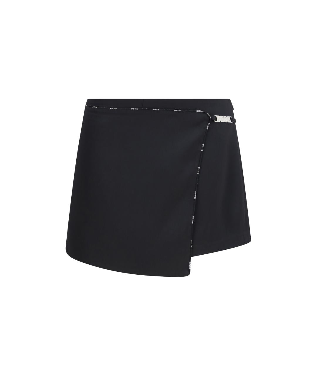 GCDS Черная юбка мини, фото 1