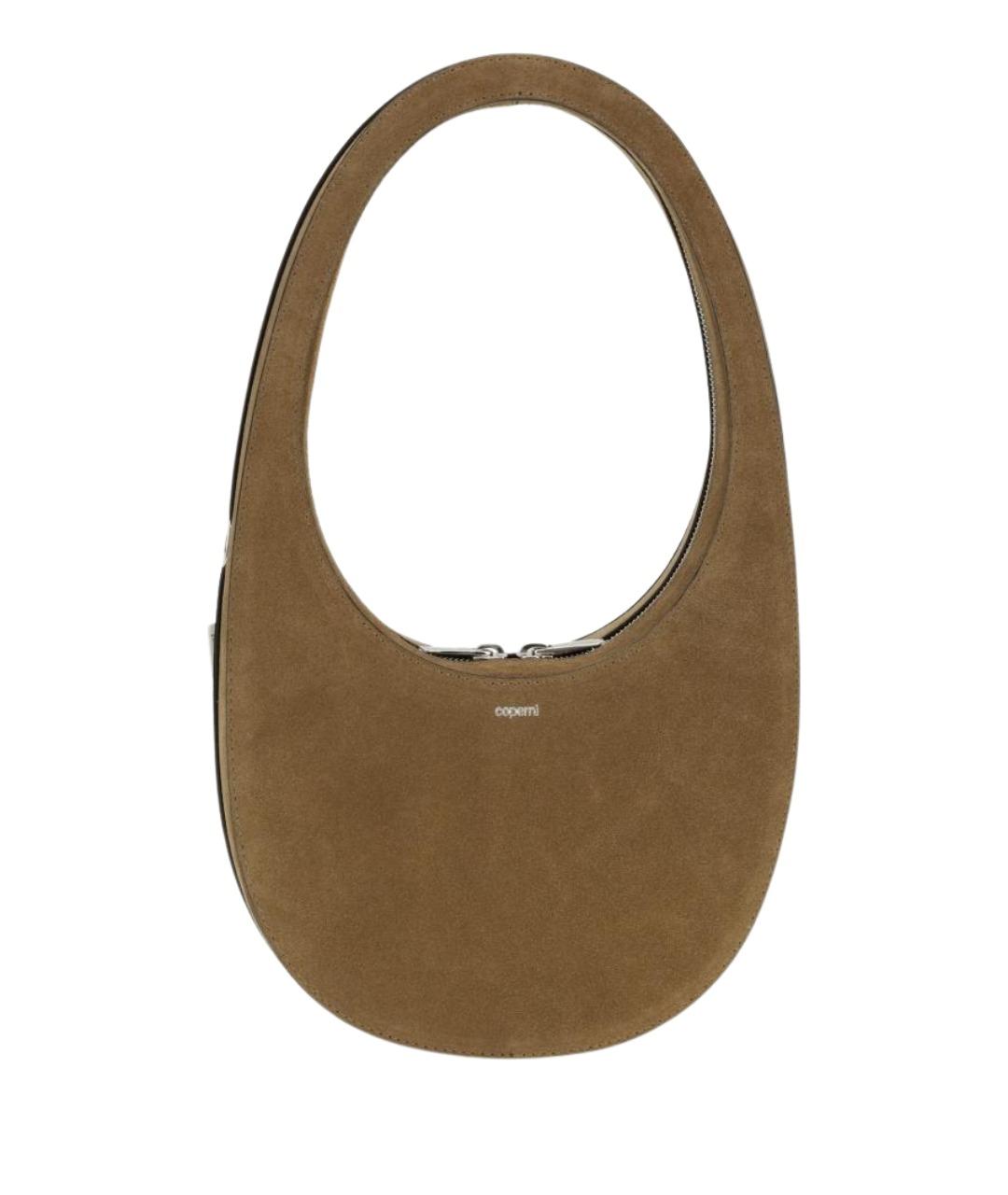 COPERNI Коричневая кожаная сумка через плечо, фото 1