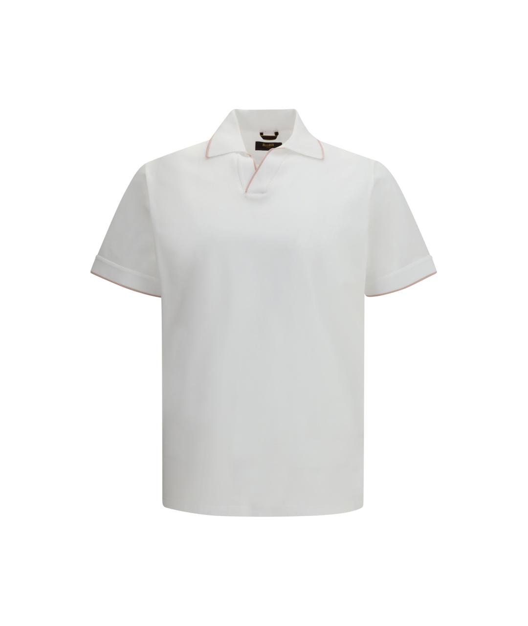 MOORER Мульти хлопковое поло с коротким рукавом, фото 1