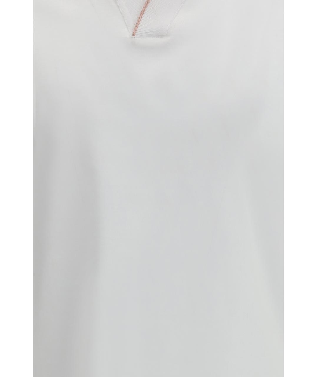 MOORER Мульти хлопковое поло с коротким рукавом, фото 3