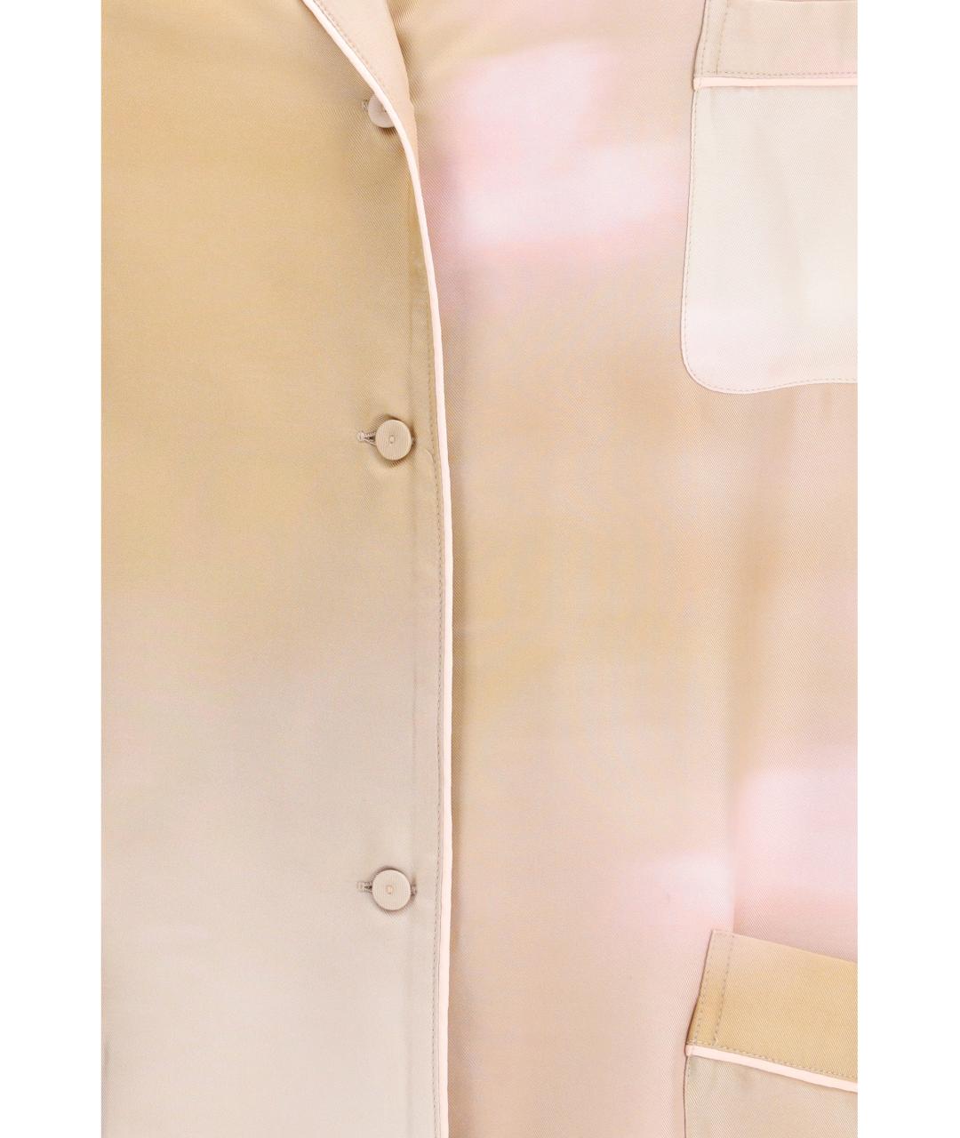 FABIANA FILIPPI Розовая шелковая рубашка, фото 3
