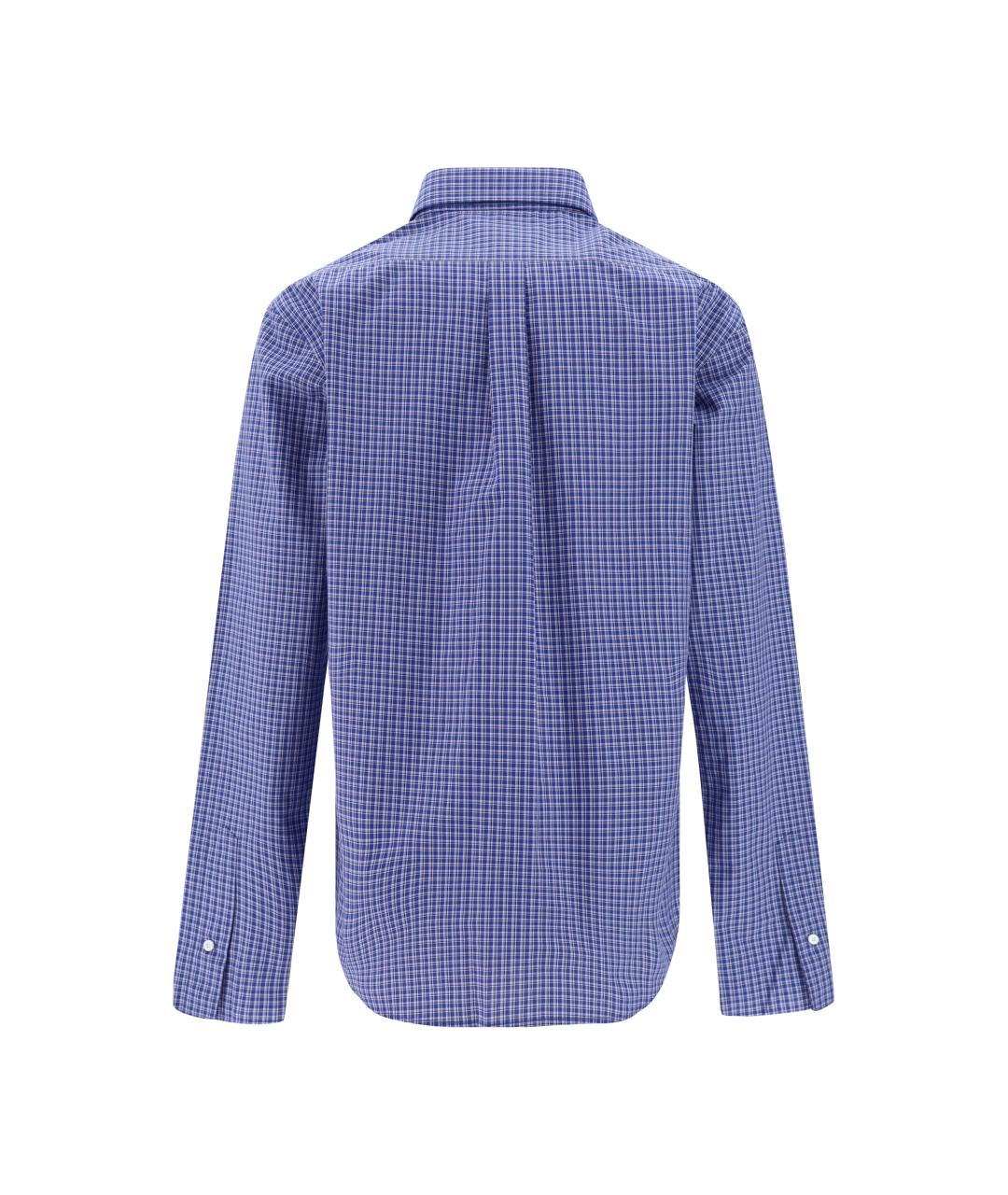 MIU MIU Голубая хлопковая рубашка, фото 2