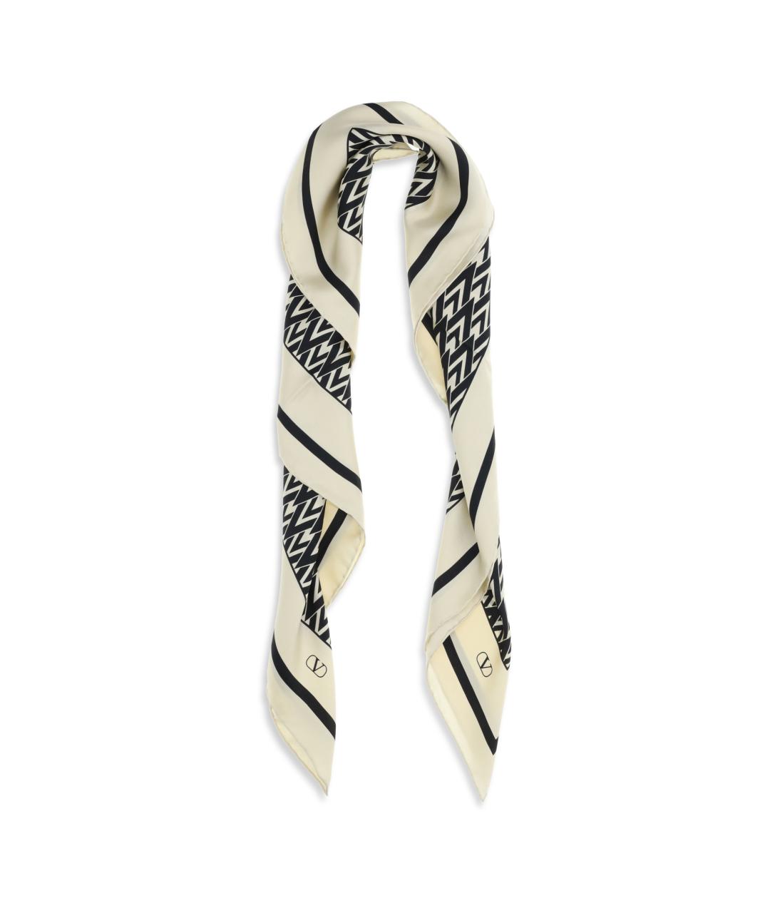 VALENTINO Мульти шелковый платок, фото 2