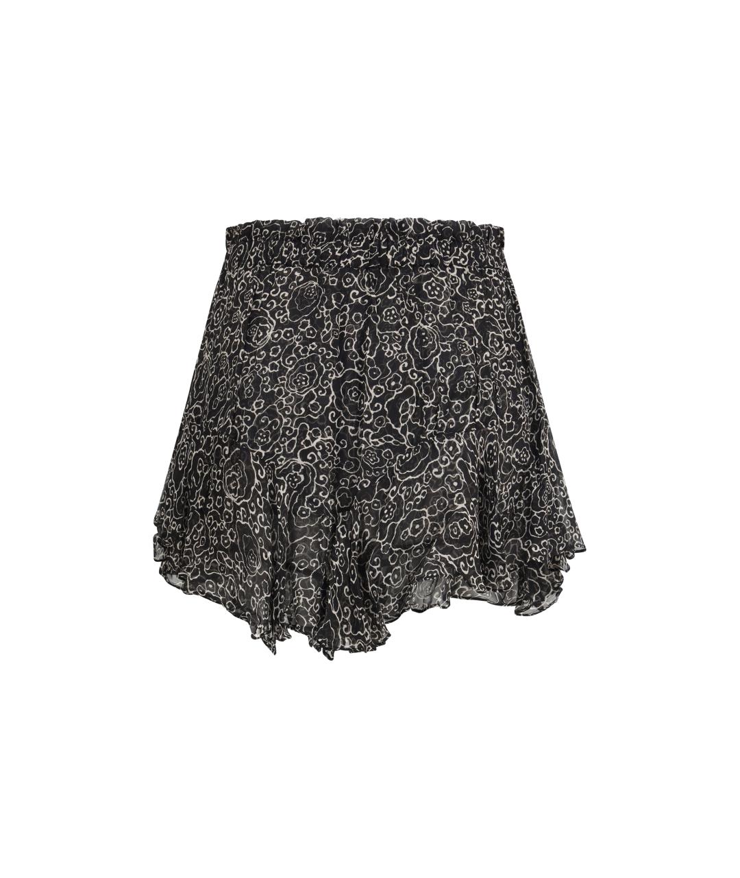 ISABEL MARANT ETOILE Черные вискозные шорты, фото 2