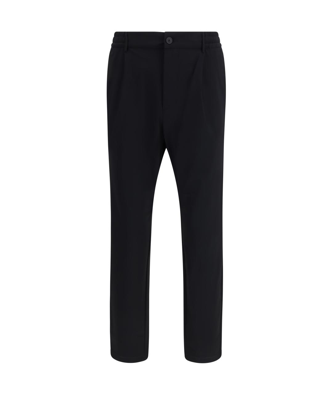 Cruna Черные полиэстеровые повседневные брюки, фото 1