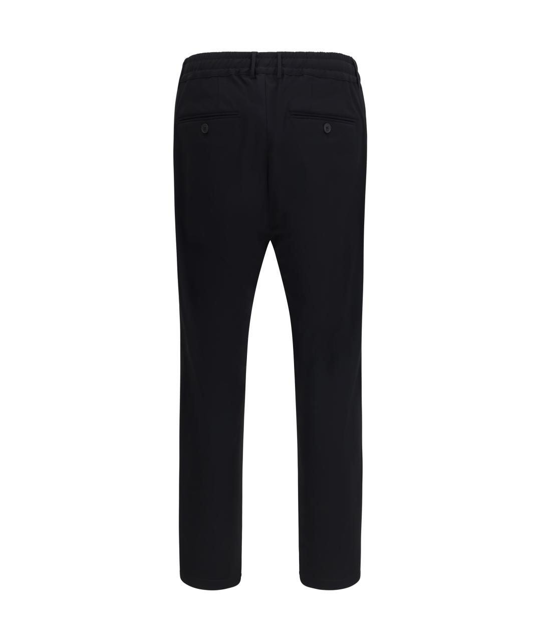 Cruna Черные полиэстеровые повседневные брюки, фото 2