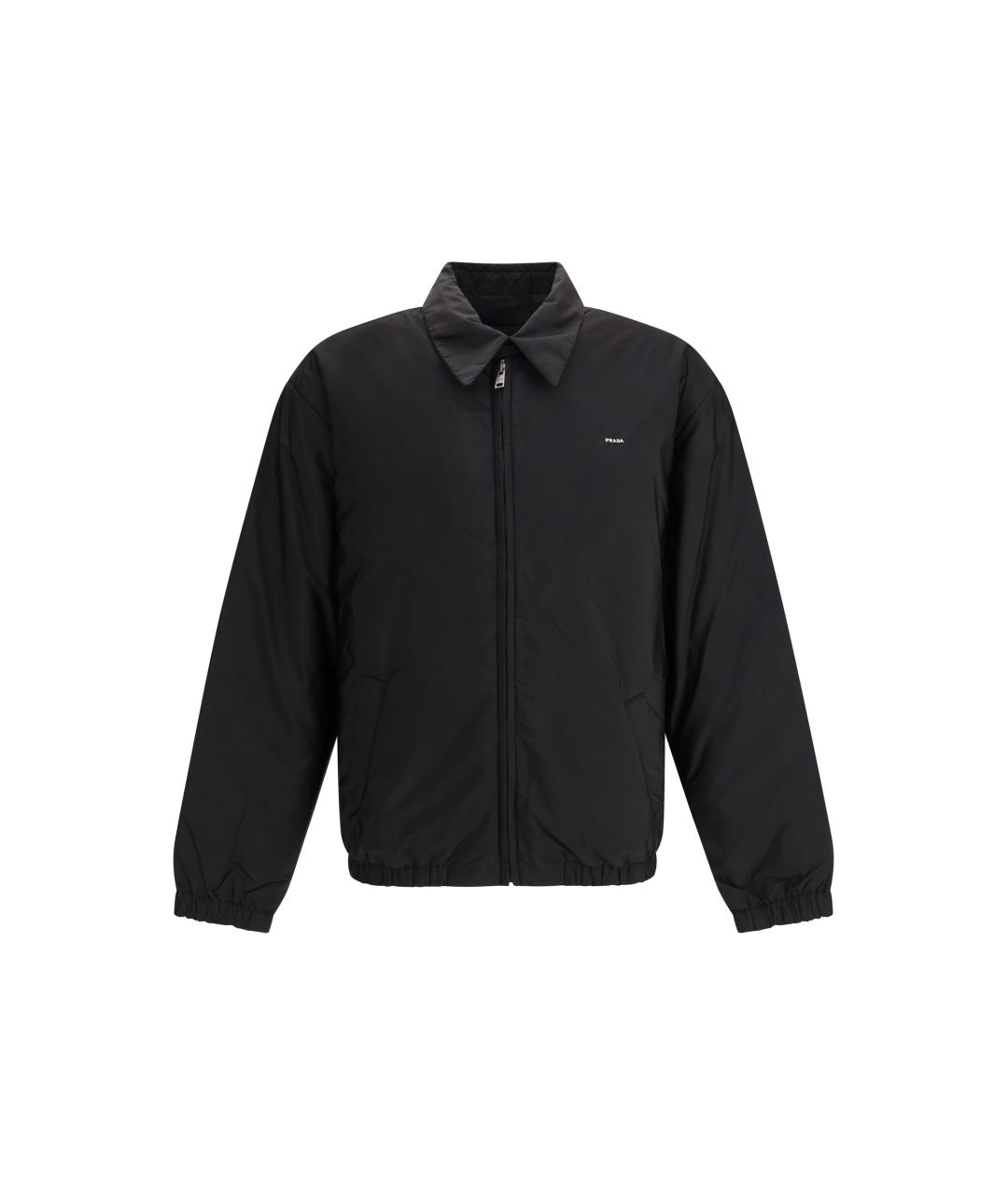 PRADA Черная полиамидовая куртка, фото 1