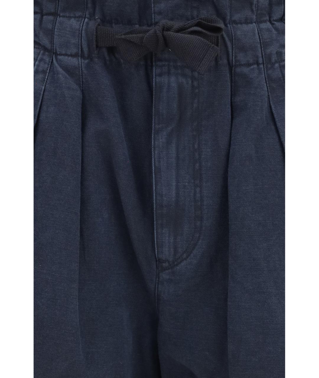 ISABEL MARANT ETOILE Темно-синие хлопковые шорты, фото 3