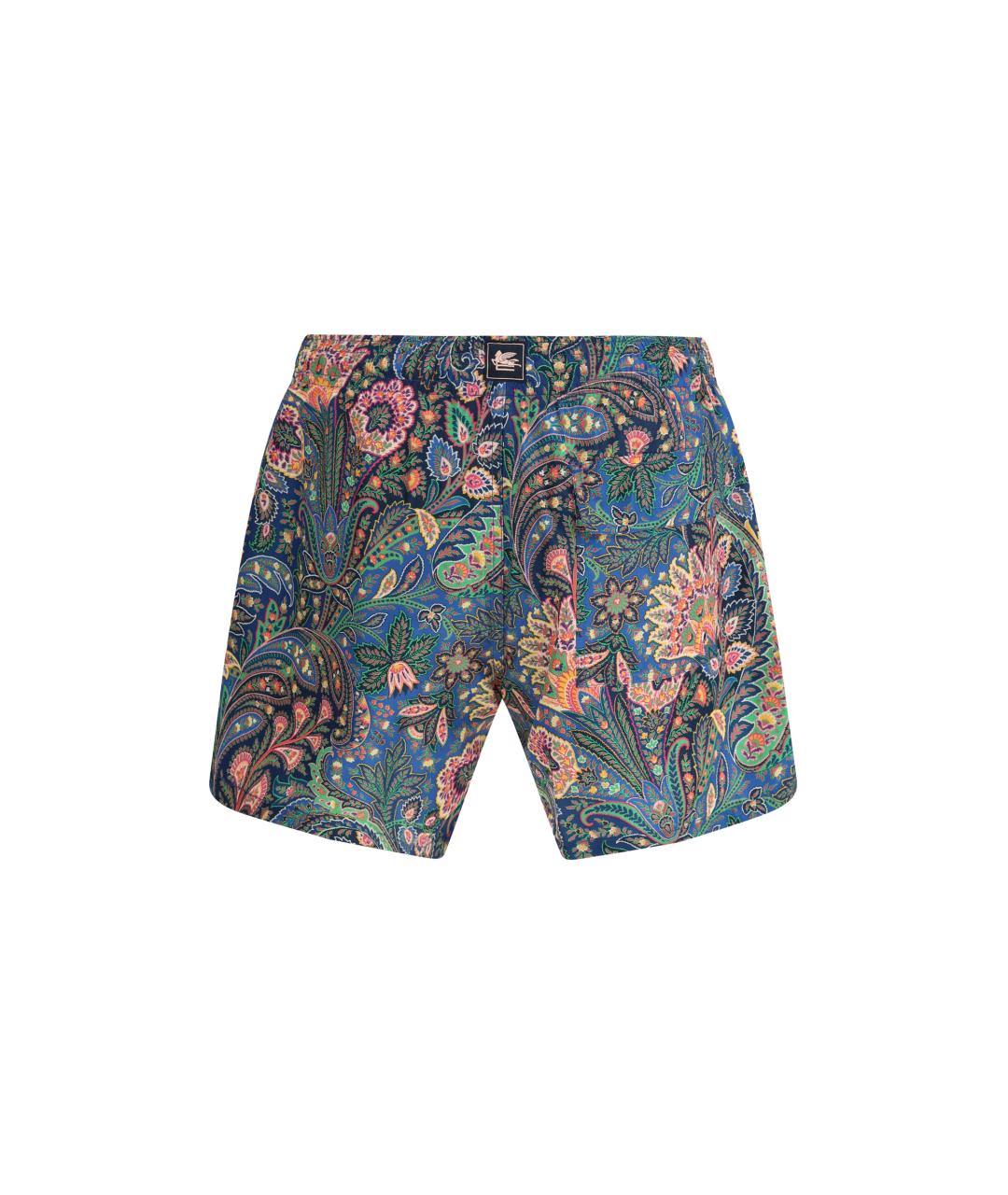 ETRO Мульти полиэстеровые шорты, фото 2
