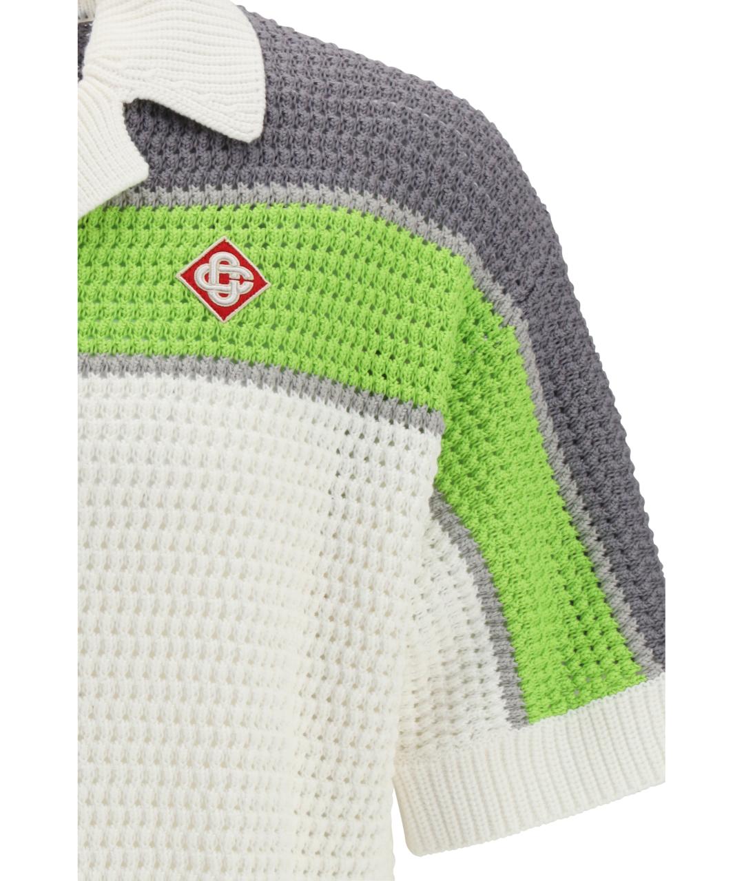 CASABLANCA Белая хлопковая классическая рубашка, фото 3