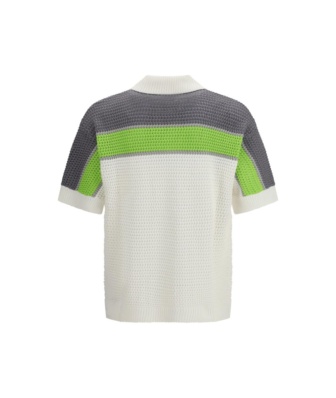 CASABLANCA Белая хлопковая классическая рубашка, фото 2