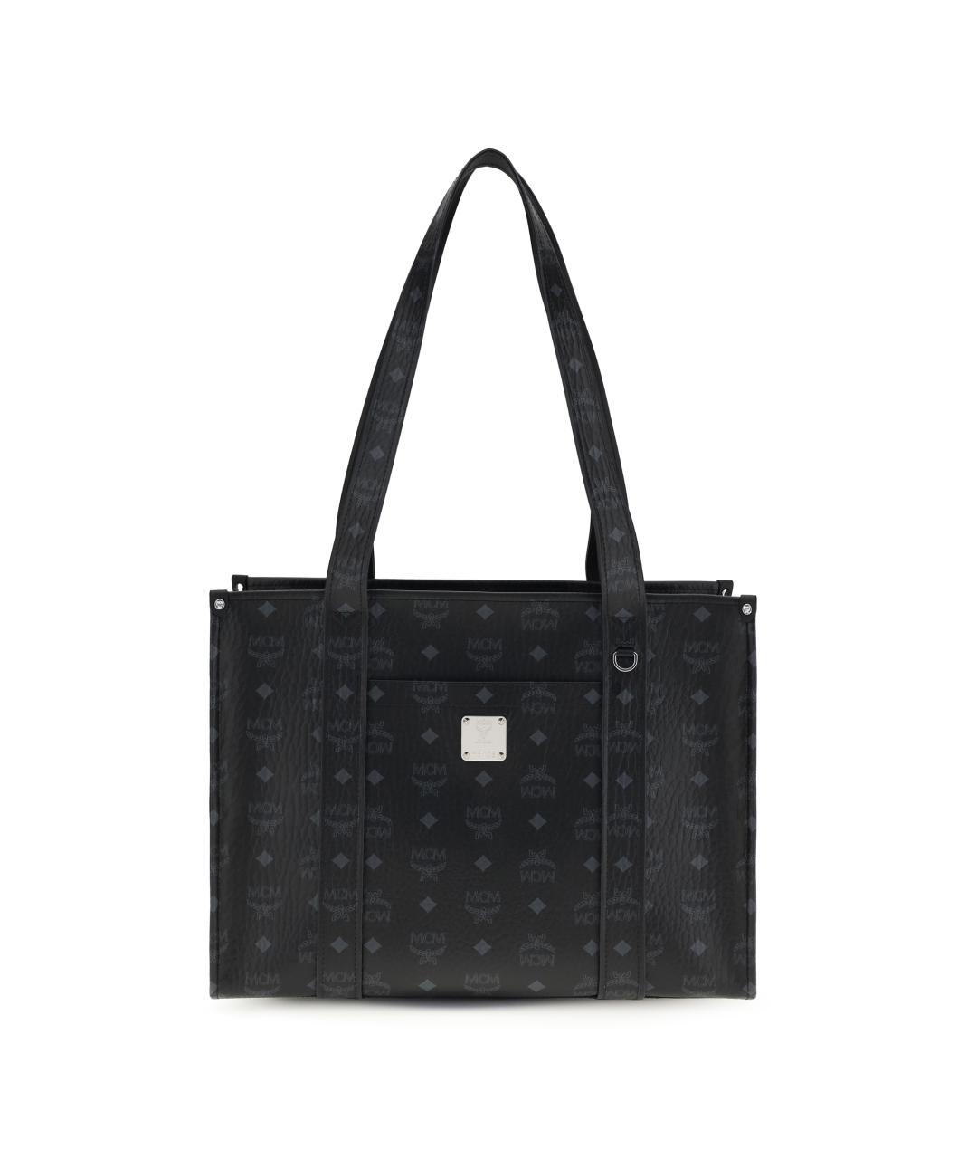 MCM Черная тканевая сумка тоут, фото 1