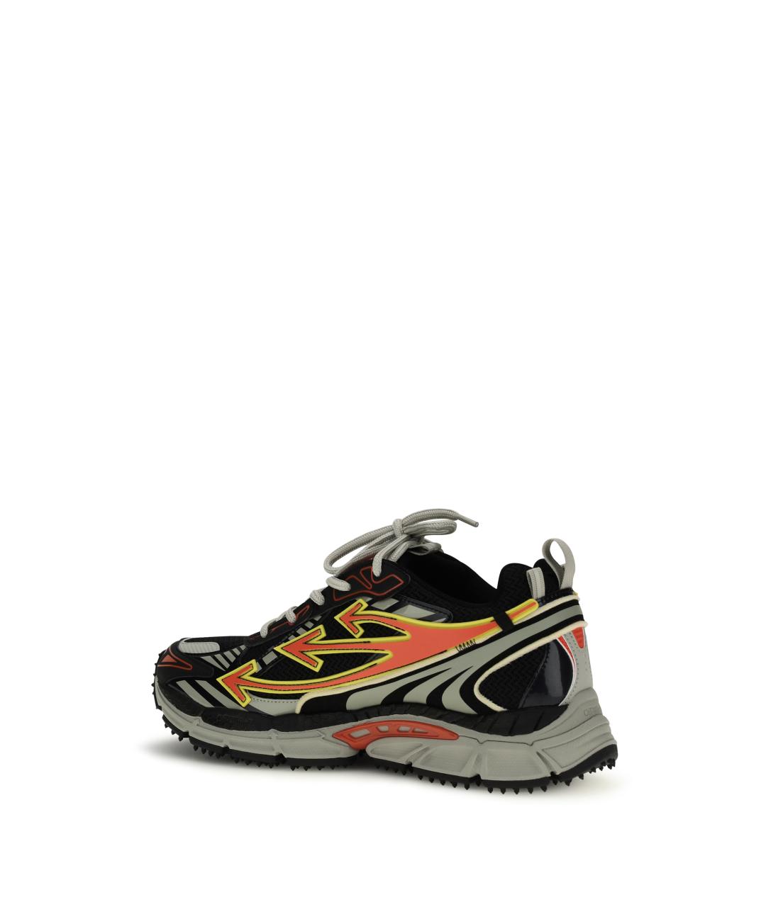 OFF-WHITE Мульти текстильные низкие кроссовки / кеды, фото 3