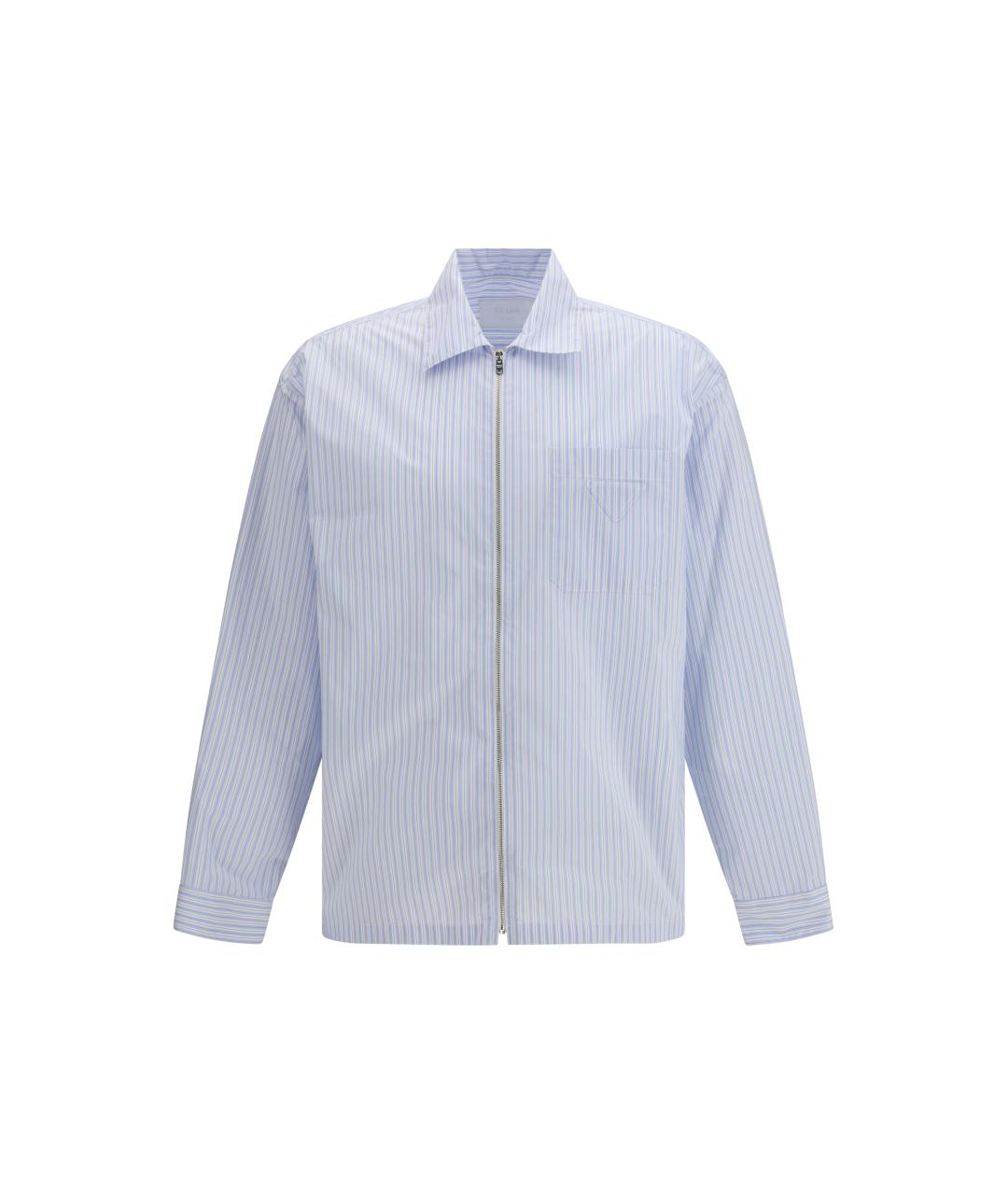 PRADA Голубая кэжуал рубашка, фото 1