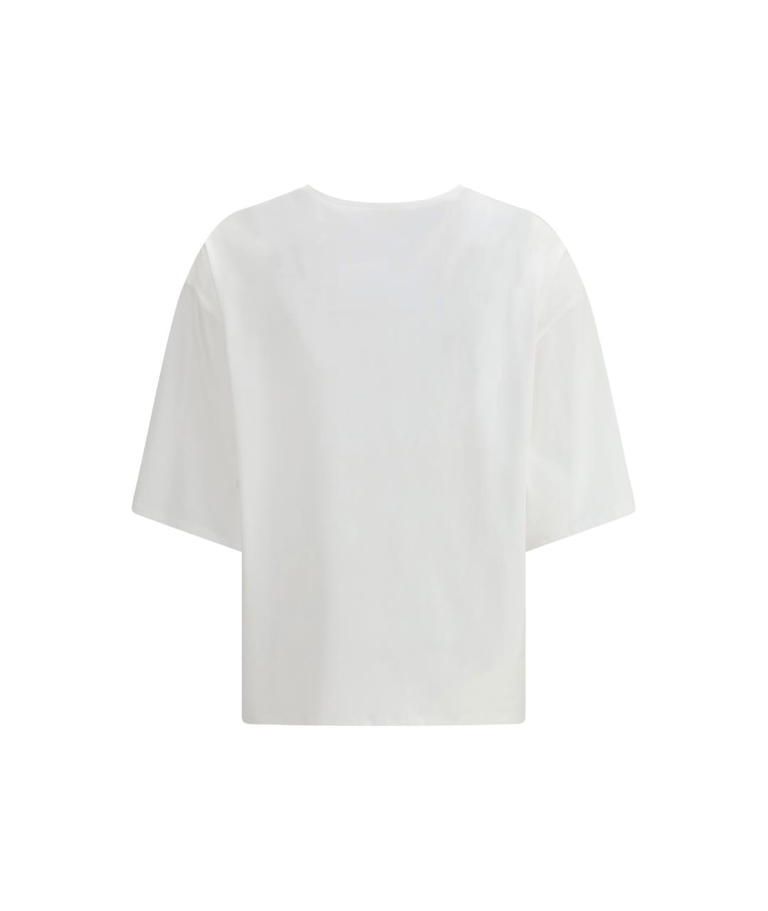 LOULOU STUDIO Белая хлопковая футболка, фото 2