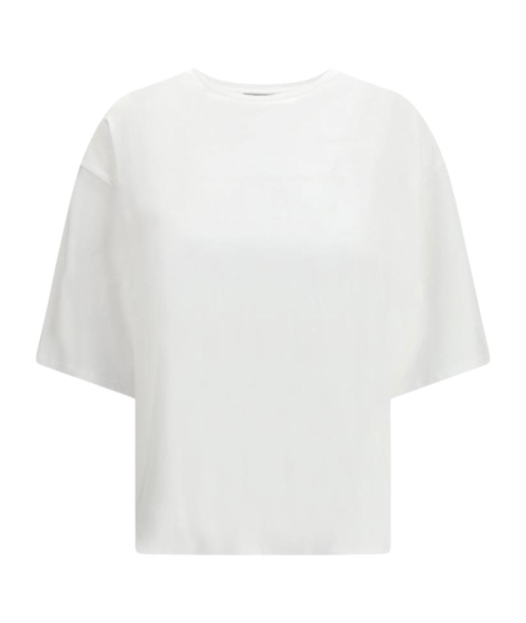 LOULOU STUDIO Белая хлопковая футболка, фото 1
