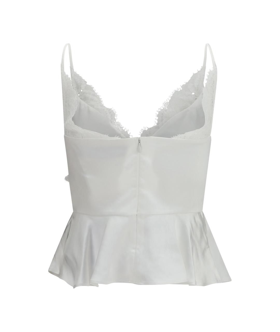 SELF-PORTRAIT Белая полиэстеровая майка, фото 2