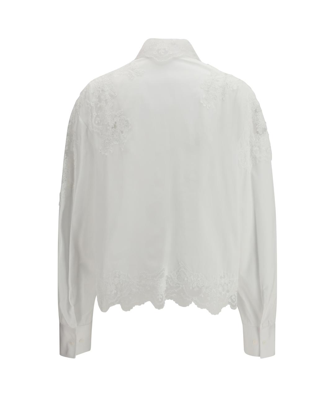 ERMANNO SCERVINO Белая хлопковая рубашка, фото 2