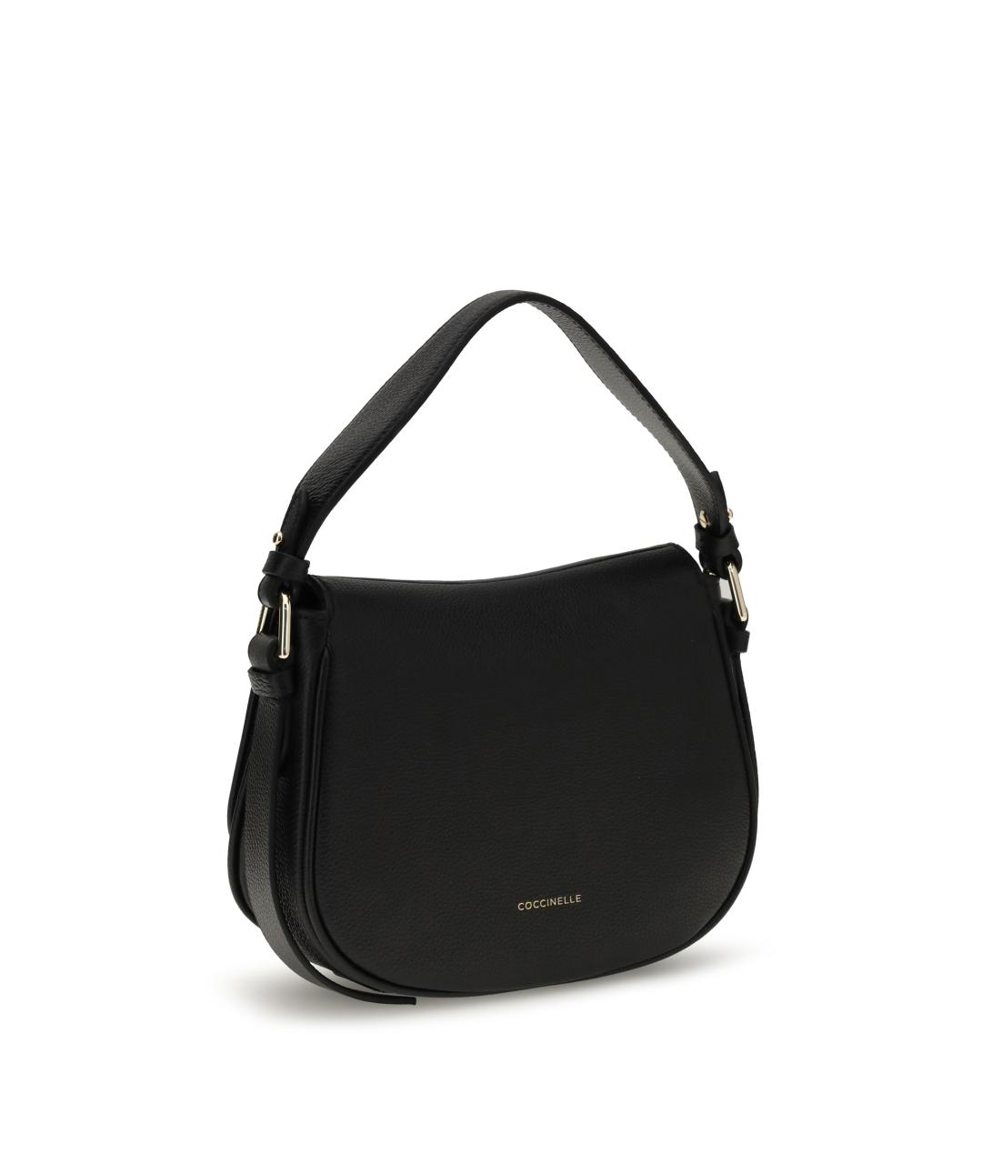 COCCINELLE Черная кожаная сумка через плечо, фото 3