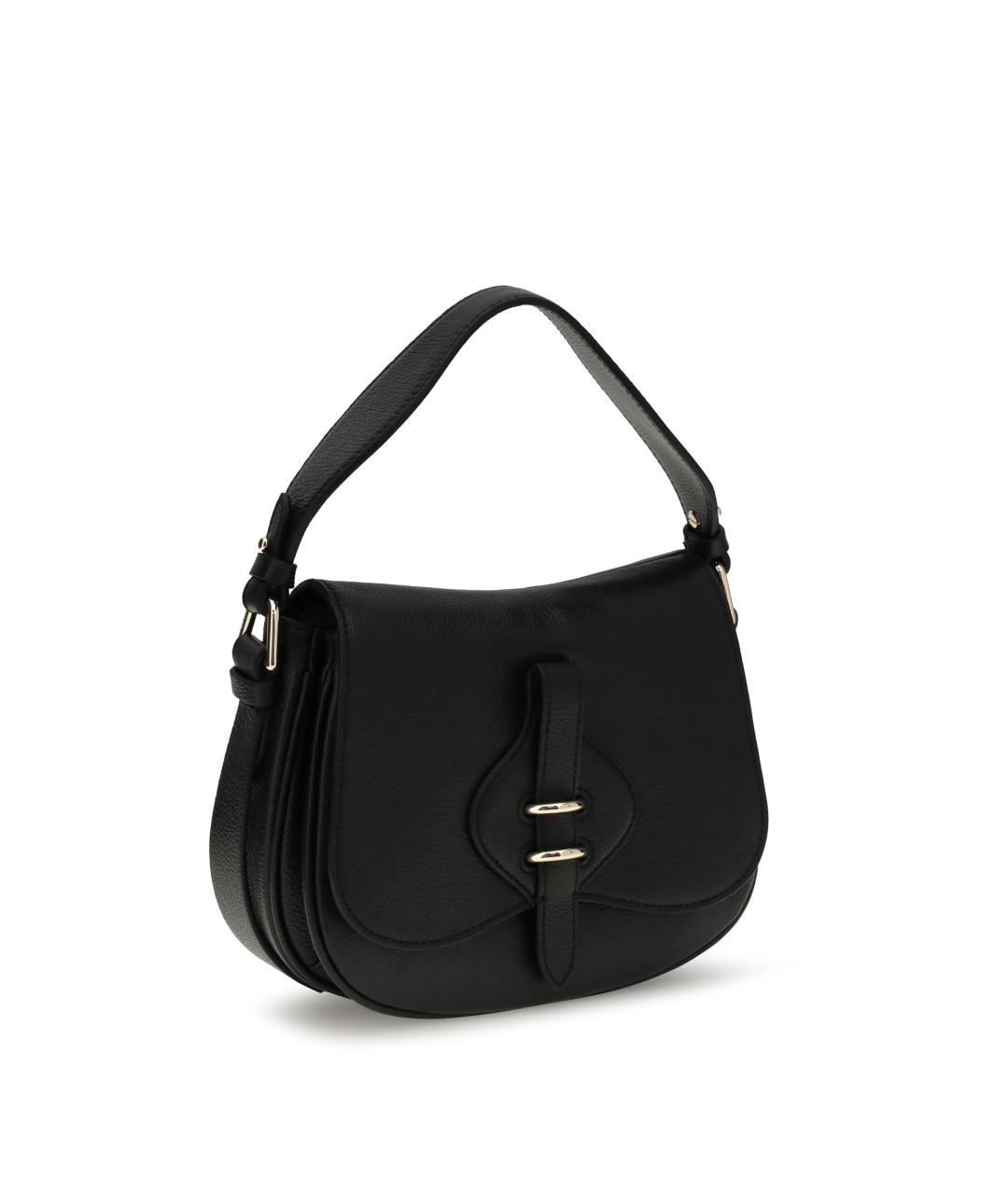 COCCINELLE Черная кожаная сумка через плечо, фото 2