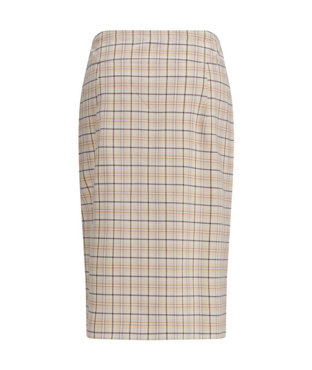 PRADA Мульти хлопковая юбка миди, фото 2