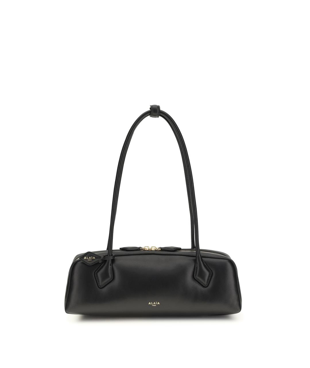 ALAIA Черная кожаная сумка через плечо, фото 1