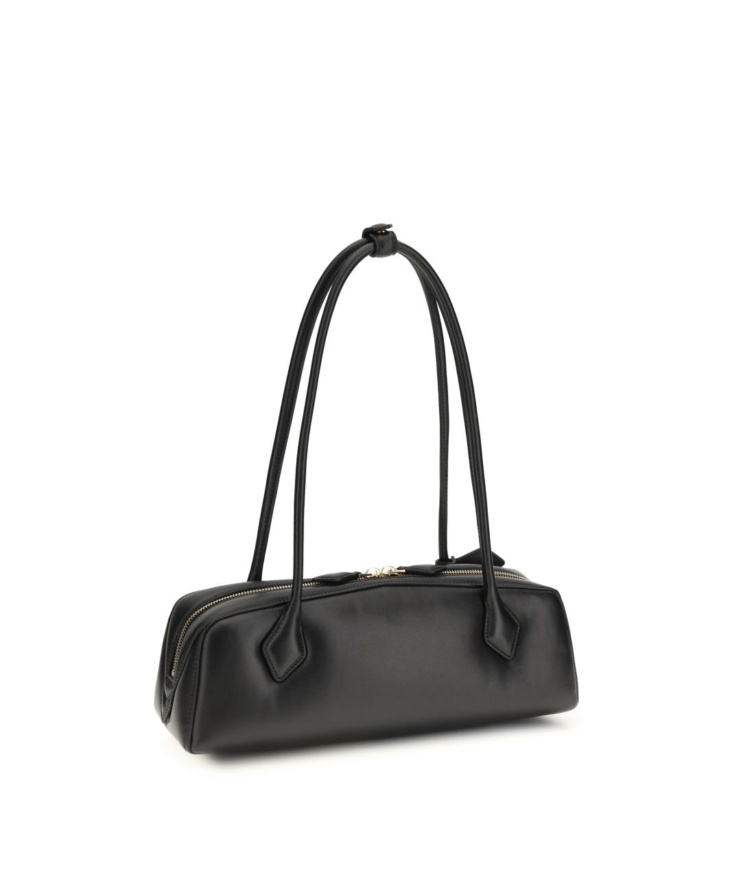 ALAIA Черная кожаная сумка через плечо, фото 3