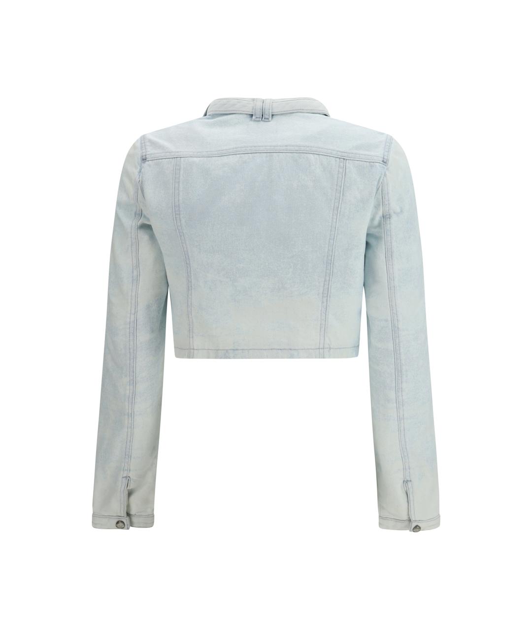 DIESEL Голубая хлопковая куртка, фото 2