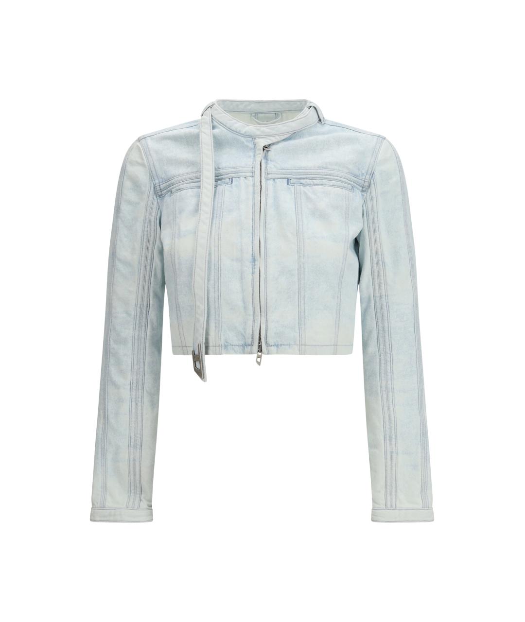 DIESEL Голубая хлопковая куртка, фото 1