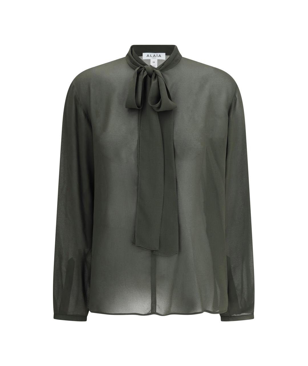 ALAIA Зеленая вискозная блузы, фото 1