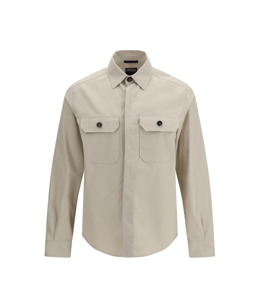 ZEGNA Бежевая льняная куртка, фото 1