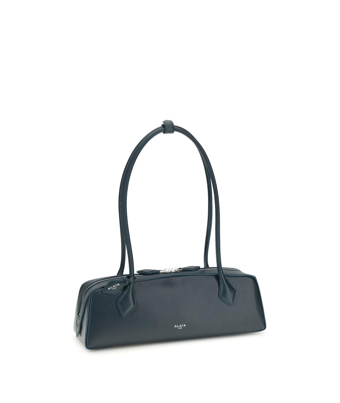 ALAIA Синяя кожаная сумка через плечо, фото 2